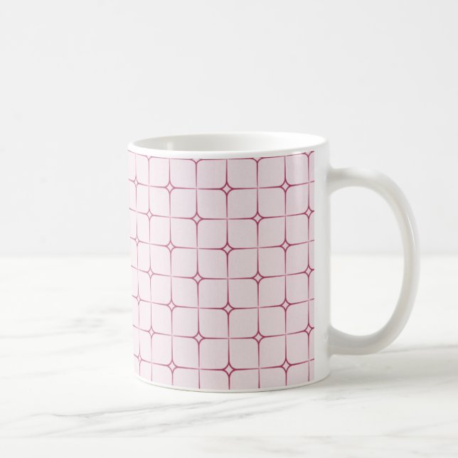 Mug Romance Rétro, Rose (Droite)