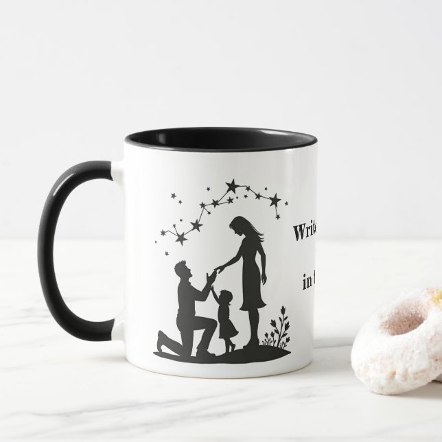 Mug Romantic Constellation Art (Avec donut)