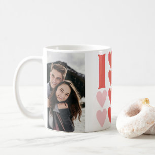 Mug romantique de la Saint-Valentin personnalisée