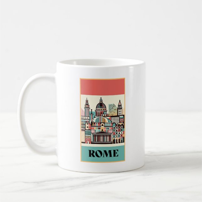 Mug Rome Italie Art déco (Gauche)