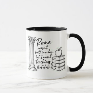 Mug Rome ne s'est pas construite en un jour Prof d'his