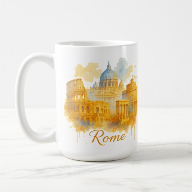 Mug Rome Néon Style Street Pop-Art (Gauche)