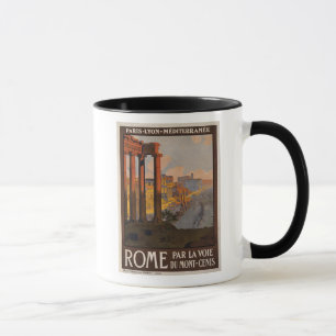 Mug Rome par le Mont-Cenis