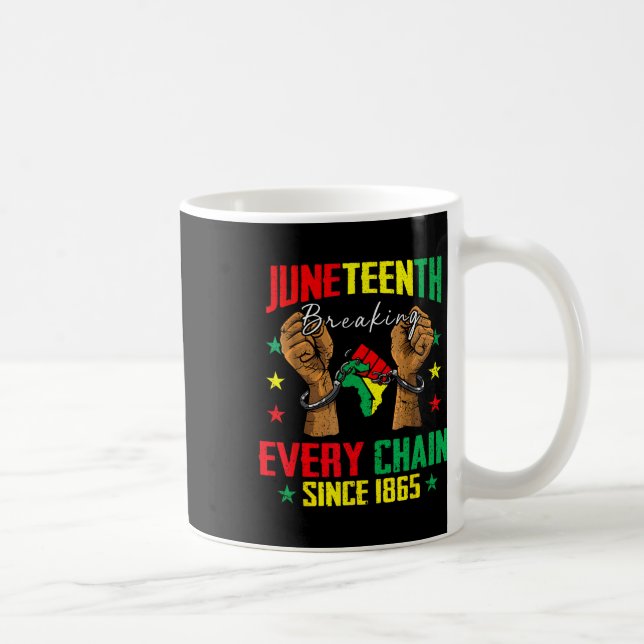 Mug Rompre chaque chaîne depuis 1865 Femmes Hommes Jun (Droite)