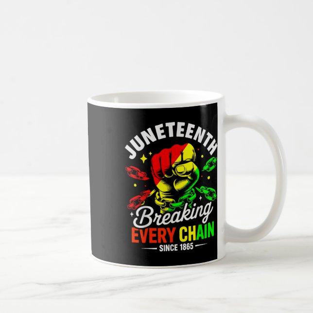 Mug Rompre chaque chaîne depuis 1865 Femmes Hommes Jun (Droite)