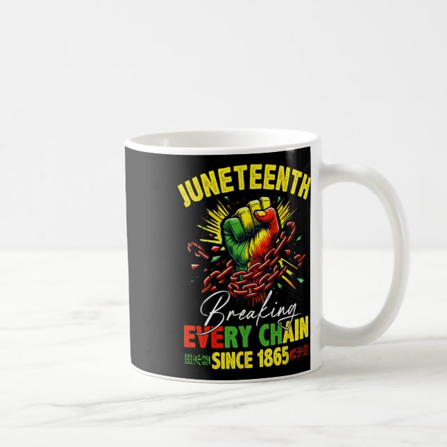 Mug Rompre chaque chaîne depuis 1865 Junetdix Freedom (Droite)