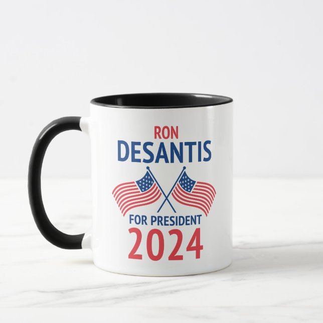 Mug Ron DeSantis Pour Président 2024 (Gauche)