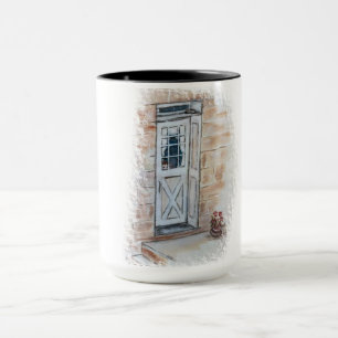 Mug Ron Hevener "La porte fermée"