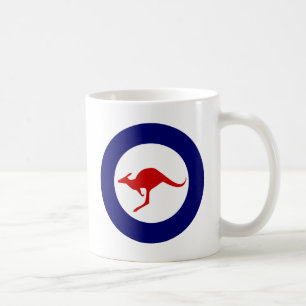 Mug Rondeau militaire d'aviation de kangourou de