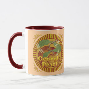 Mug Rondo des pêches de Géorgie