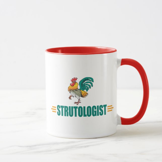 Mug Rooster drôle (Droite)