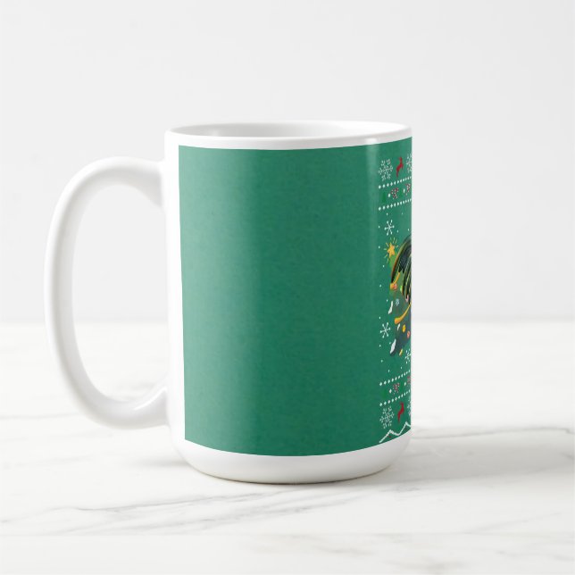 Mug Rooster Lover Xmas cadeau Rooster laide Noël (Gauche)