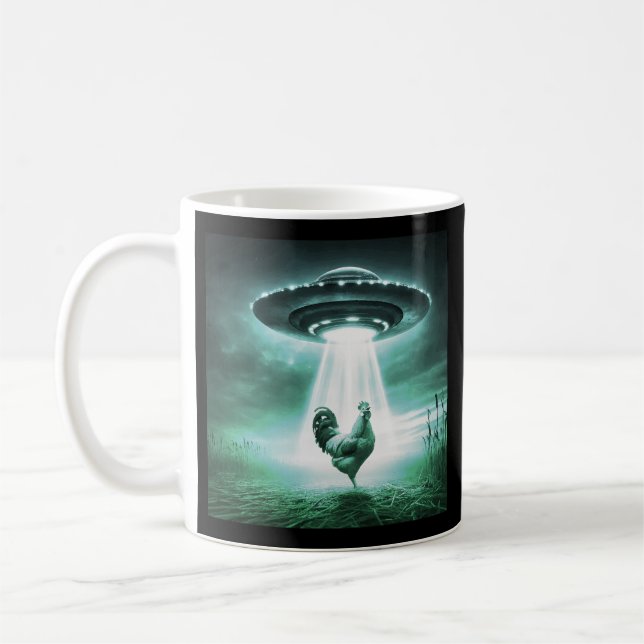Mug Rooster majestueux sous la lumière Alien - Ferme S (Gauche)