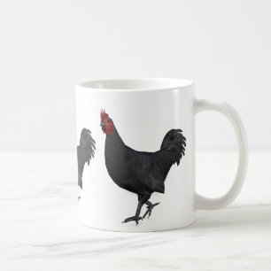 Mug Rooster noir