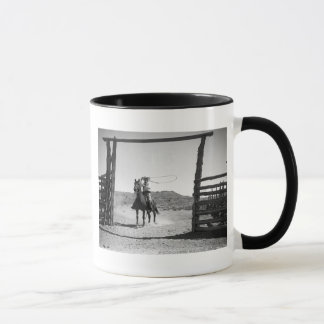 Mug Roping de cowboy