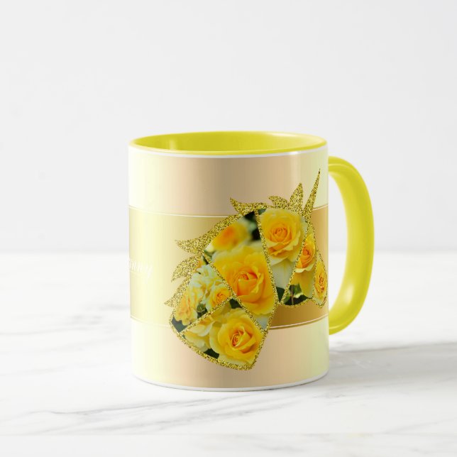 Mug Rosa Gold Bunny (Devant droit)