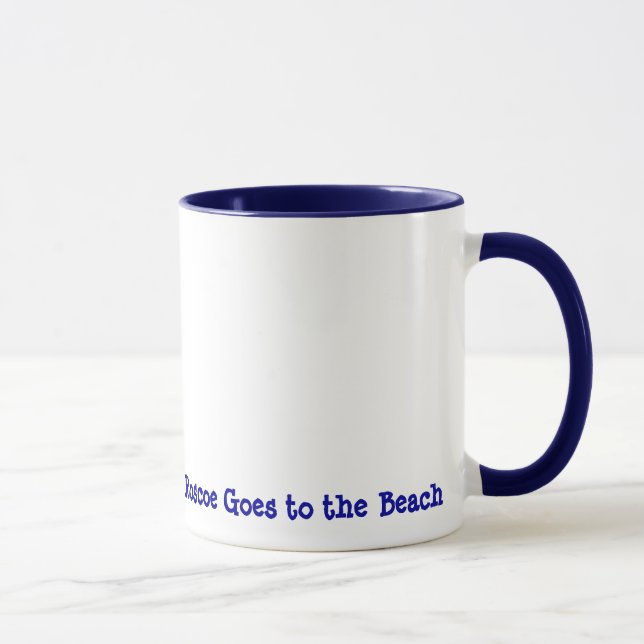 Mug Roscoe va à la plage (Droite)
