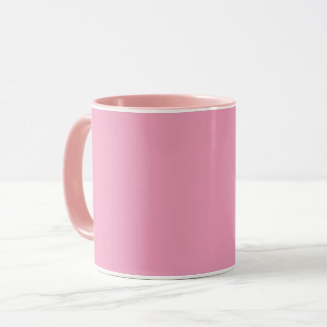 Mug Rose Amaranth (couleur solide) (Devant gauche)