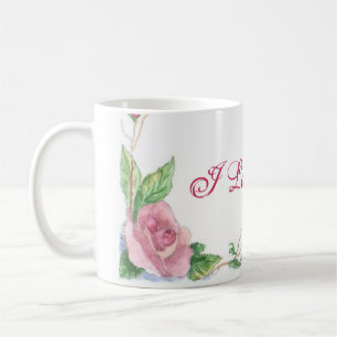 Mug Rose aquarelle