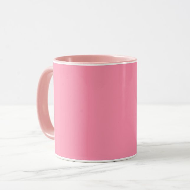 Mug Rose Baker-Miller (couleur solide) (Devant gauche)