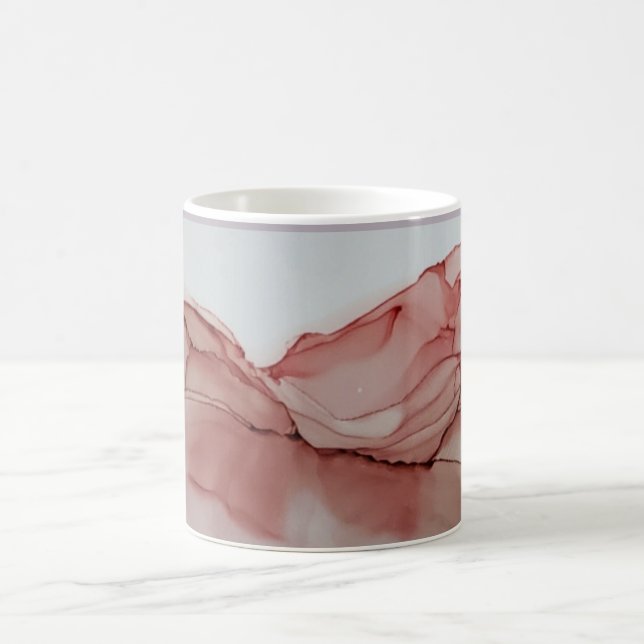 Mug Rose Blanc Alcool Enk Mountain Dunes Aventure (Centre)
