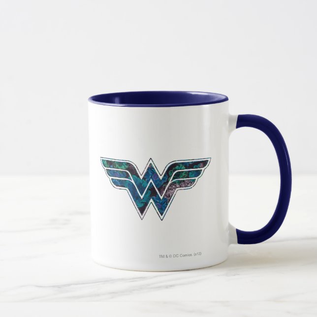 Mug Rose bleu WW (Droite)