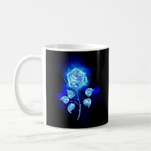 Mug Rose bleue brûlante