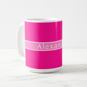 Mug Rose Chaud Personnalisé Nom
