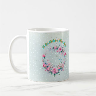 Mug Rose classique Floral Mug, 11 oz Conformité FDA