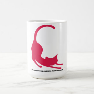 Mug Rose commun de logo de chats