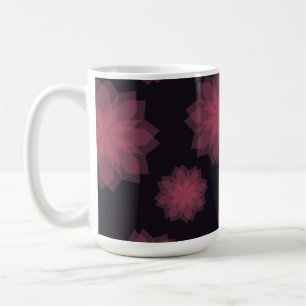 Mug Rose, cool, tendance, abstraction de fleurs modern