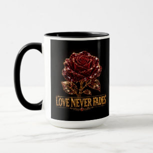 Mug Rose Cristal Rubis – L'amour ne se démode jamais