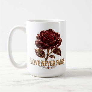 Mug Rose Cristal Rubis – L'amour ne se démode jamais