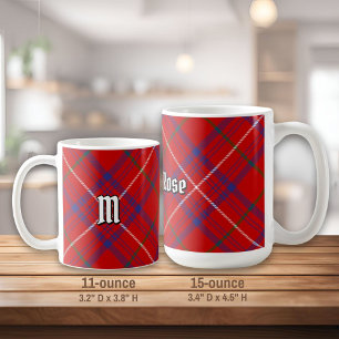 Mug Rose de clan Tartan