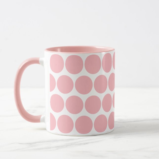 Mug Rose de cristal couleur printemps été (Gauche)