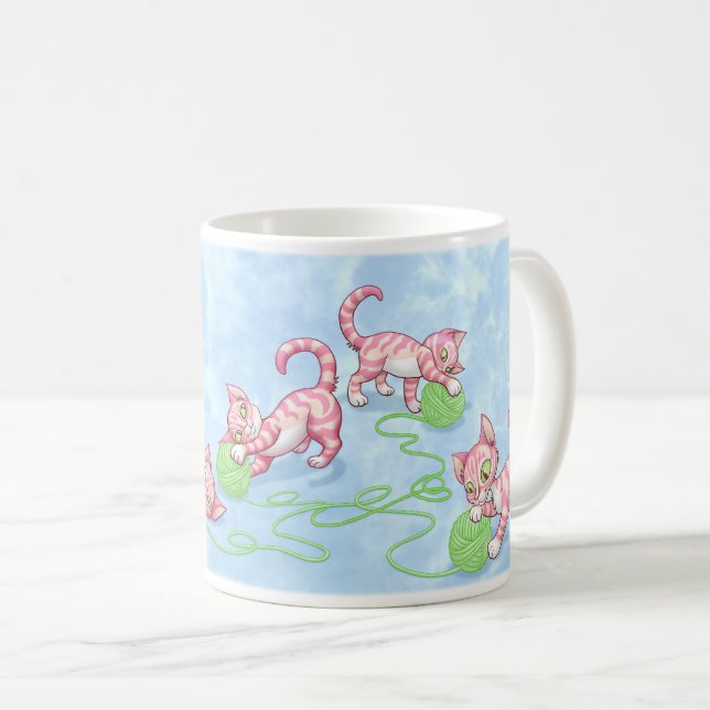 Mug Rose de Kittipurra (Devant droit)