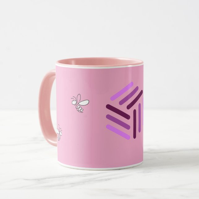 Mug rose de l’apiculteur (Devant gauche)