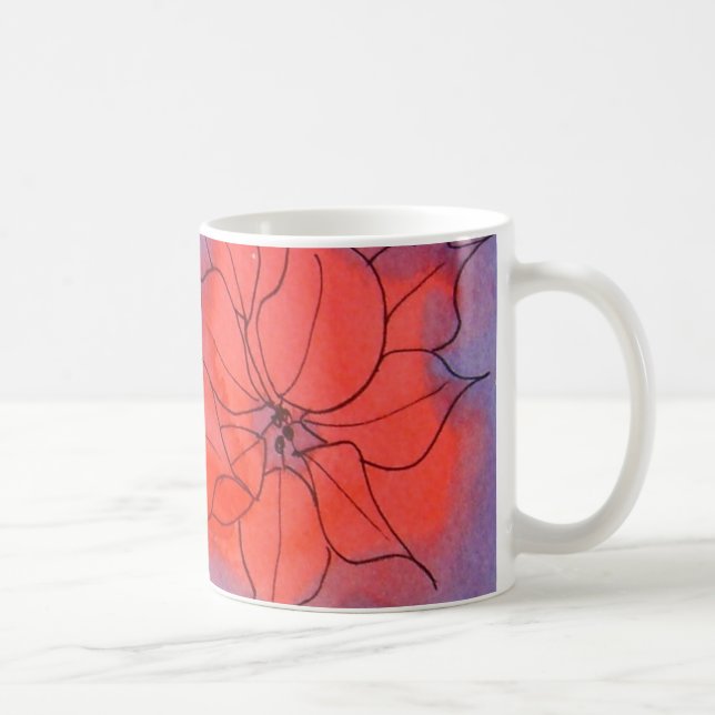 Mug Rose de Noël (Droite)