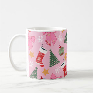 Mug Rose de Noël mignon