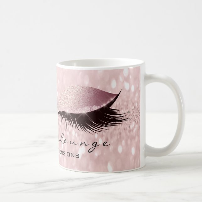 Mug Rose de Parties scintillant Lashes Extension Eye M (Droite)
