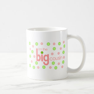 Mug Rose de Polkadot et grand T-shirt vert de cousin