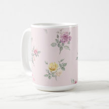 Rose en aquarelle rose tendre florale