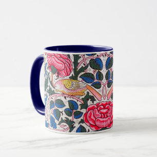 Mug Rose et Bird, William Morris