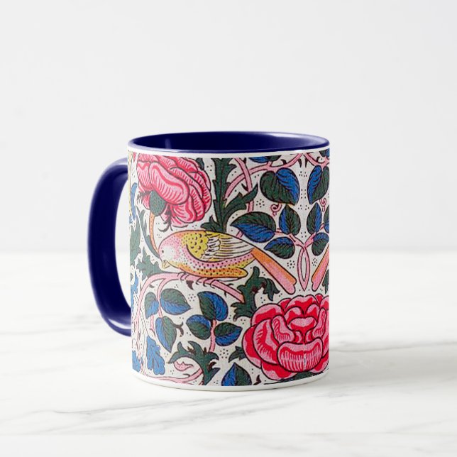 Mug Rose et Bird, William Morris (Devant gauche)