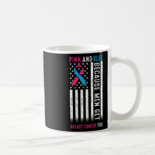 Mug Rose Et Bleu Parce Que Les Hommes Nous Accompagnen