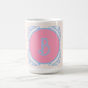 Mug Rose et bleu personnalisés