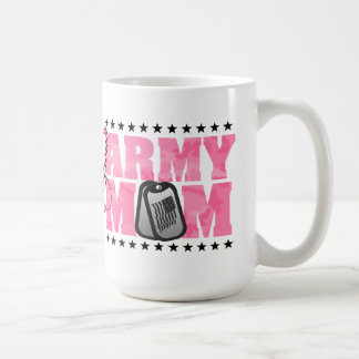 Mug Rose fier Camo de maman d'armée