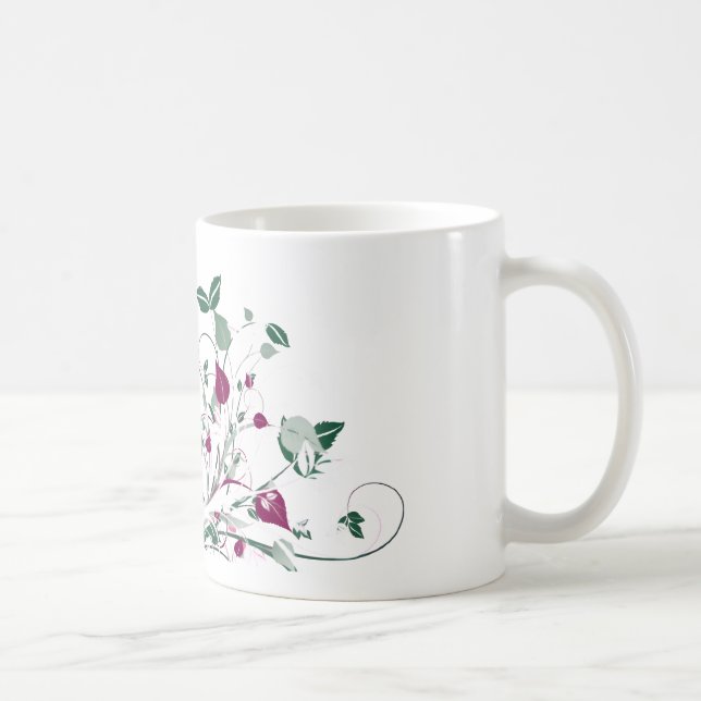 Mug rose floral (Droite)