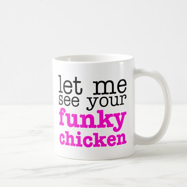 Mug Rose génial de poulet (Droite)