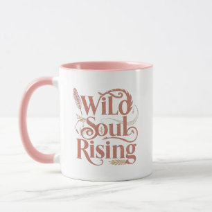 Mug Rose Gold Âme Sauvage en Éveil Esprit Libre